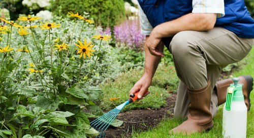 Hard landscaping features for a Kidbrooke garden
