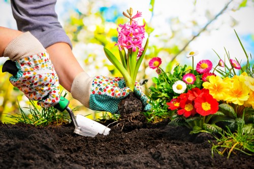 Green garden waste managed through local recycling separation