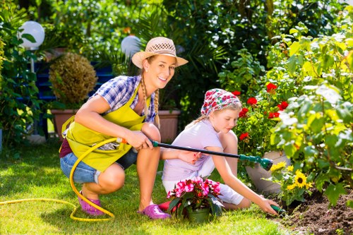 Lawn maintenance work in Kidbrooke during spring growth